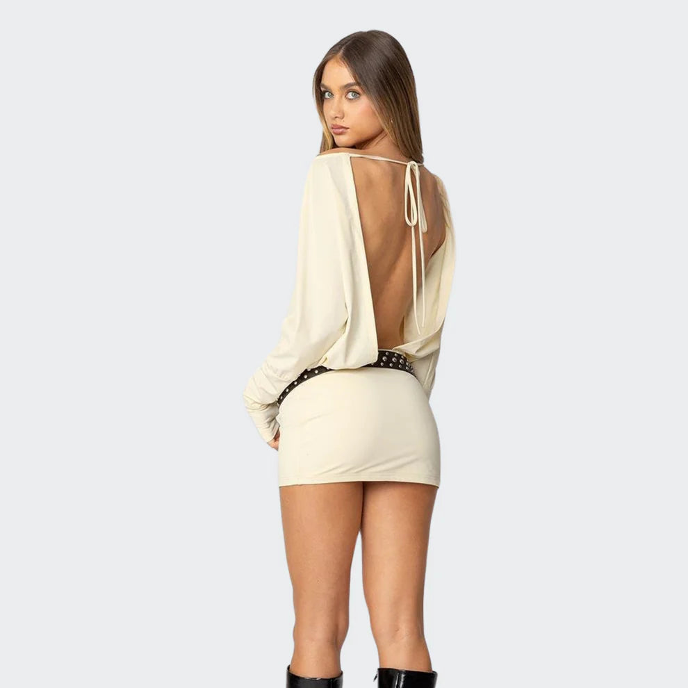 Ariol | Open Back Mini Dress