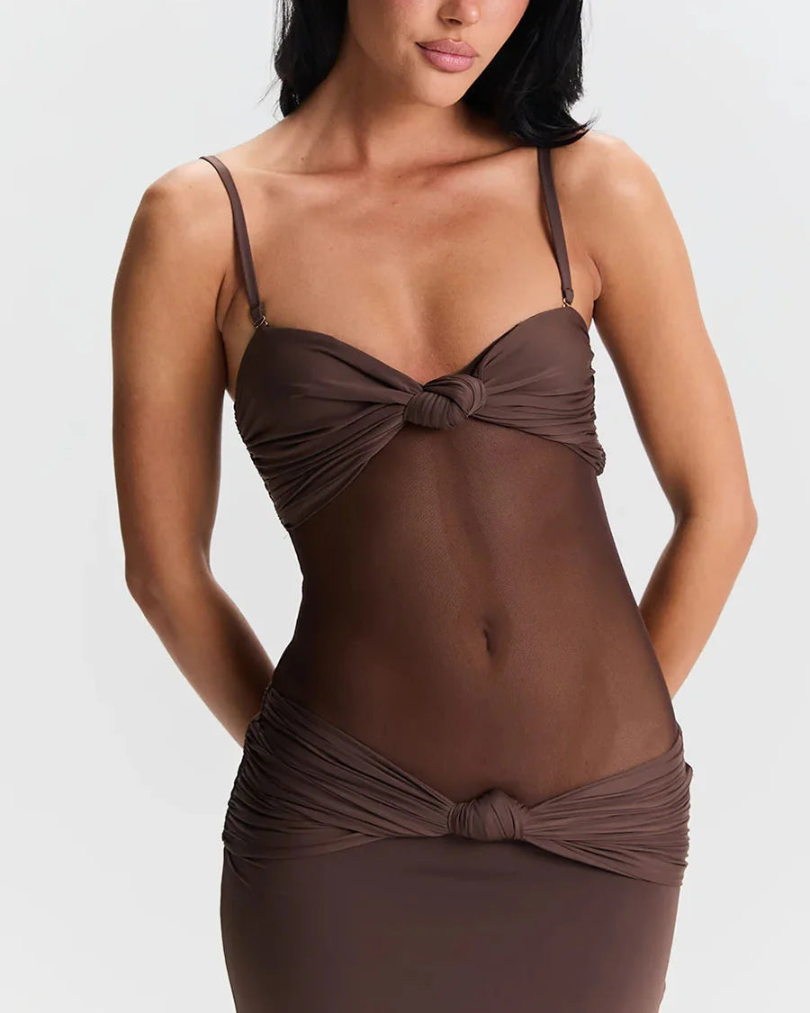 Velvet Mocha Dress