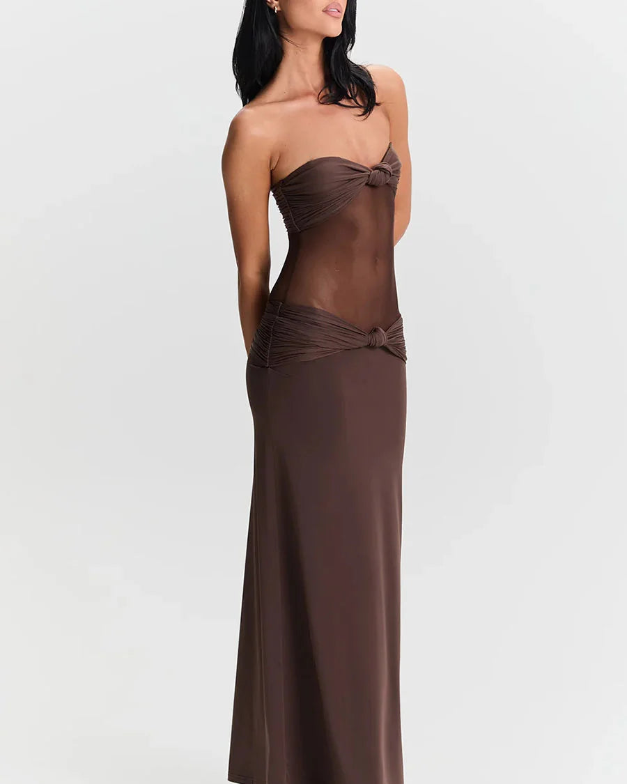 Velvet Mocha Dress