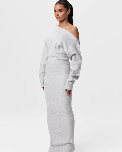 Off Shoulder Sweater Dress