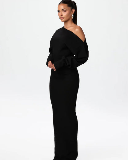Off Shoulder Sweater Dress